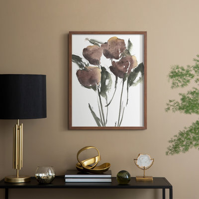 «Growing Wild II», reproduction encadrée - bois massif