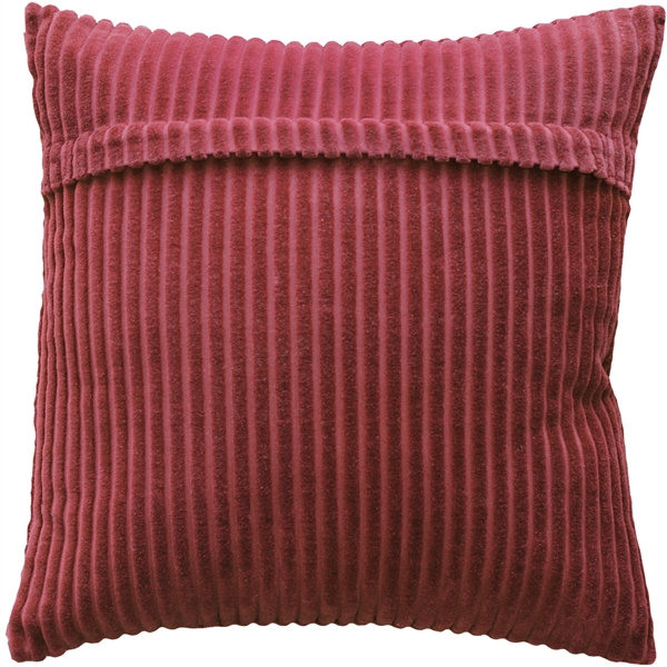 Coussin en coton velours côtelé Fletcher, Bourgogne