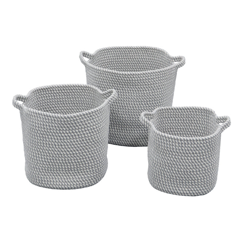 JVL Fabric Decorative Basket
