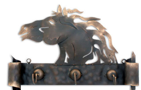 Porte-manteau’cheval de doré' Tillary