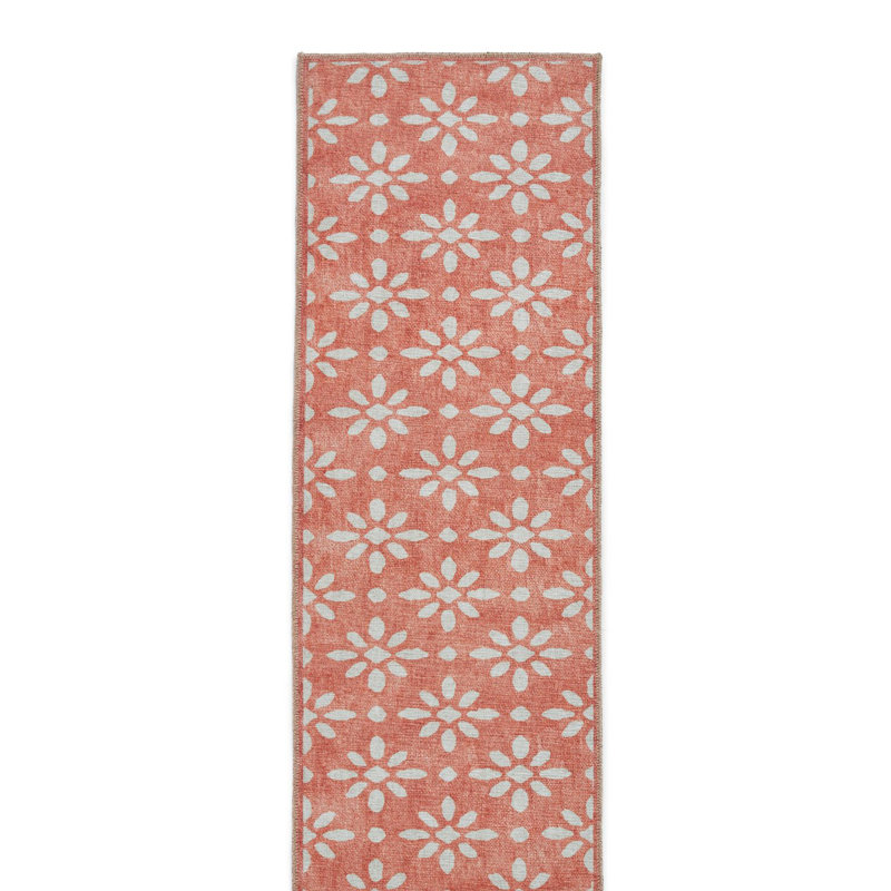 Vincenzo Geometric Flat Weave Area Rug, Runner 76 x 230cm