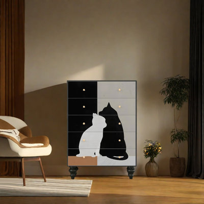 Armoire de rangement de salon français