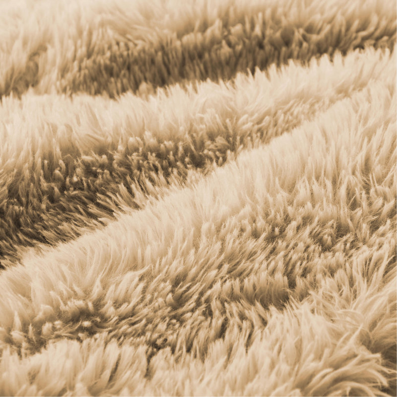 Repose-pieds en tissu moelleux, Kaki pâle
