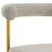 Milleigh 5 Piece Round Glass Dining Table Set with Metal Frame and Upholstered Chairs-744596575