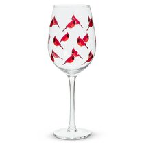 Lids Louisville Cardinals 2-Piece 16oz. White Wine Glasses Set