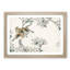 Meadow Bunting Birds & Pear Flowers by Numata Kashu - Picture Frame Painting Print-55740004-55740002