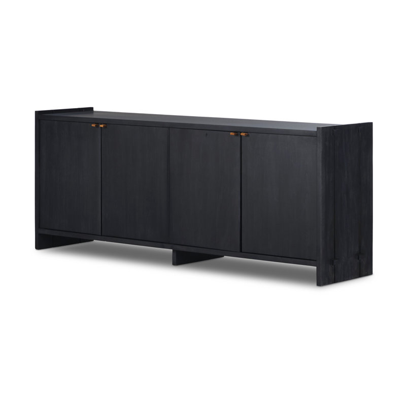 Loats 78'' Sideboard, Black Wash Poplar