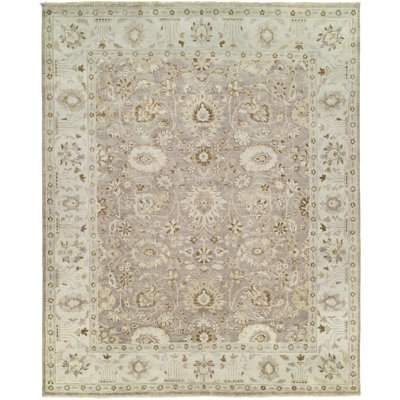 Wool Area Rug in Gray