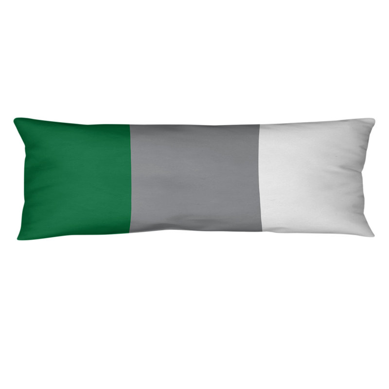 Oreiller de corps en polyester / polyester Arizona Football Stripes, Accent argenté, Football Philadelphie