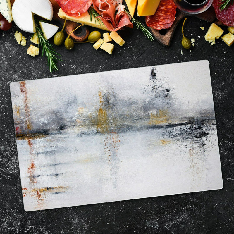 Maellys Tempered Glass Chopping Board, 52cm x 60cm