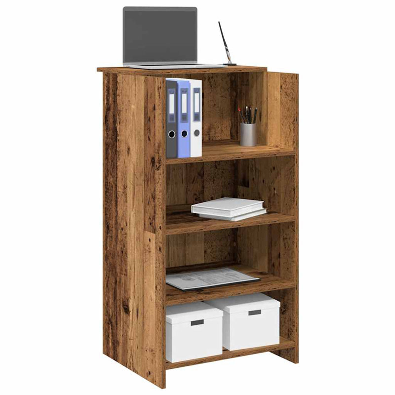 Stefhon Standing Desk, Old Wood
