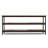 Skyler 60"W Solid Mango Wood Industrial TV Stand for TVs up to 65" with 2 Open Shelves and Metal Frame