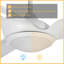  Ventilateur de plafond intelligent à 3 pales avec télécommande et ensemble d'éclairage inclus-102451468-132100462