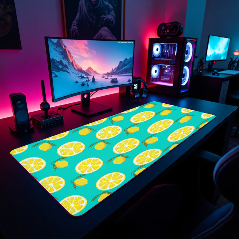 Polyester Desk Pad, 14.4x12.1