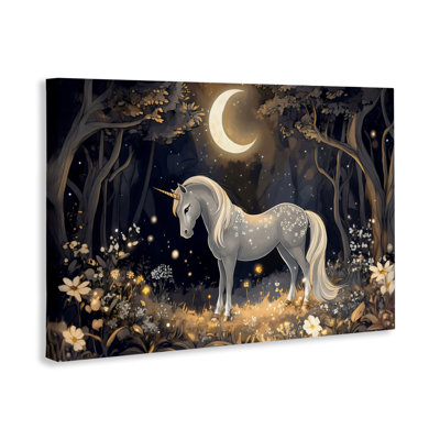 Toile de licorne au clair de lune, design par Creative Studio