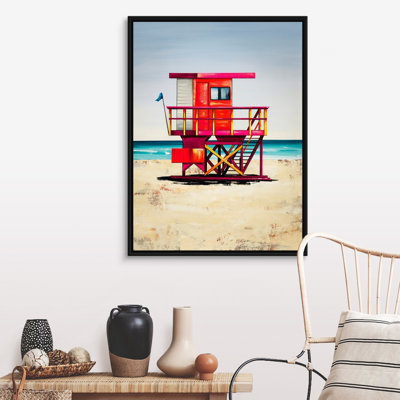 «Lifeguard on Duty VI» par Sydney Edmunds, reproduction d'art graphique sur toile