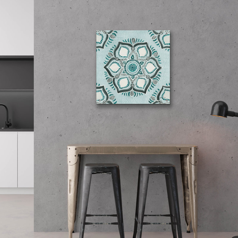 Bungalow Rose «Star Mandala 4» par Yvette St. Amant, art mural en verre acrylique, H 24 po x l 24 po x P 0,2 po