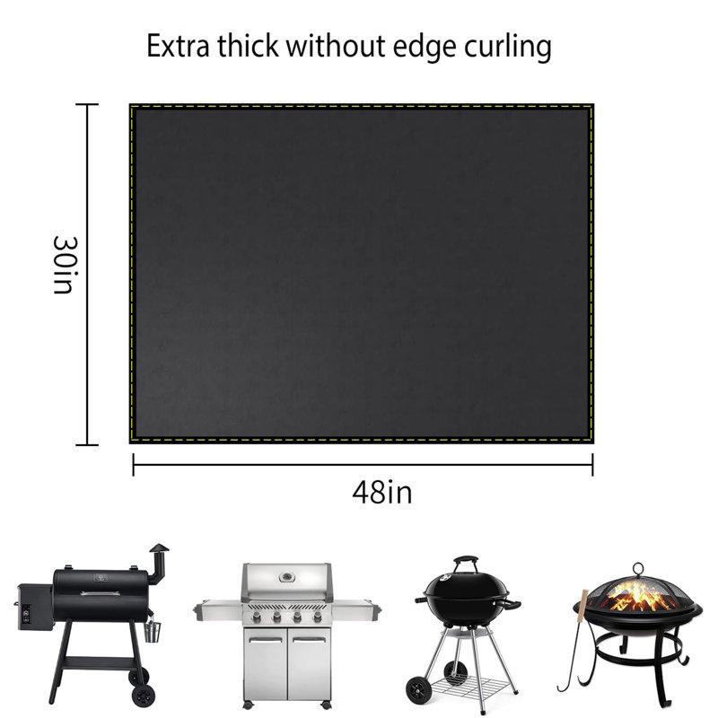 Tapis sous-barbecue 48 po x 30 po