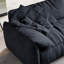 Causeuse-coussin modulaire en polyester bleu-1621534583