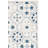 Cendy Micro-Loop Hand Tufted Wool/Cotton Floral Rug in Blue/Ivory-2099431444