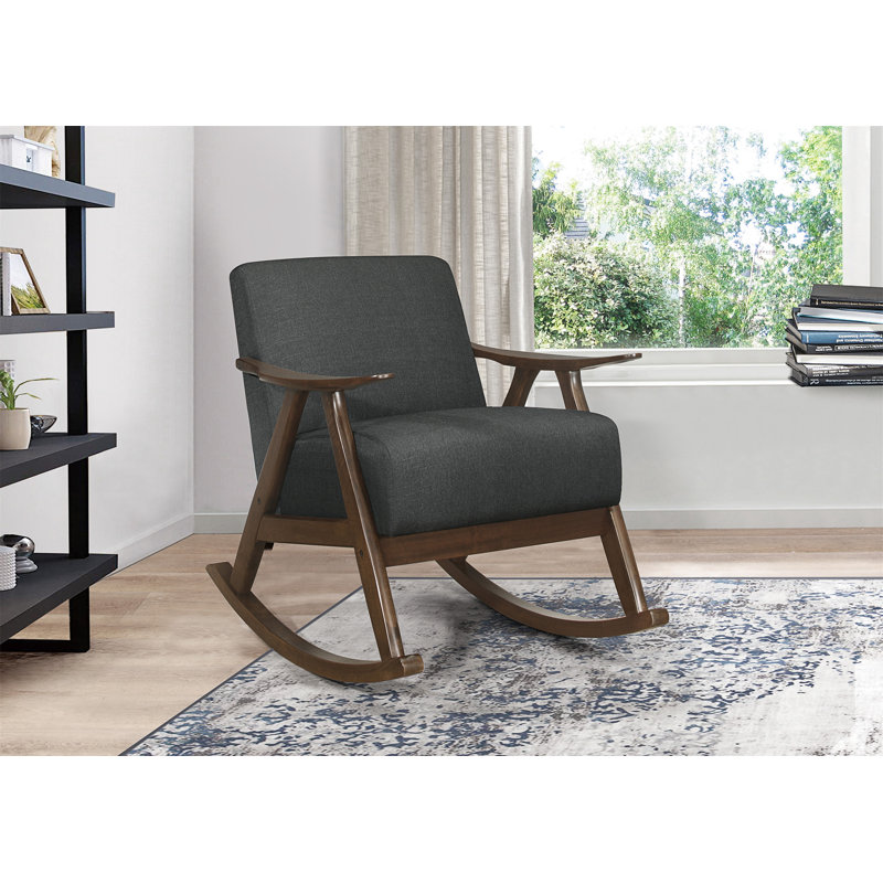 Chaise berçante Caimin, Duplicata gris foncé