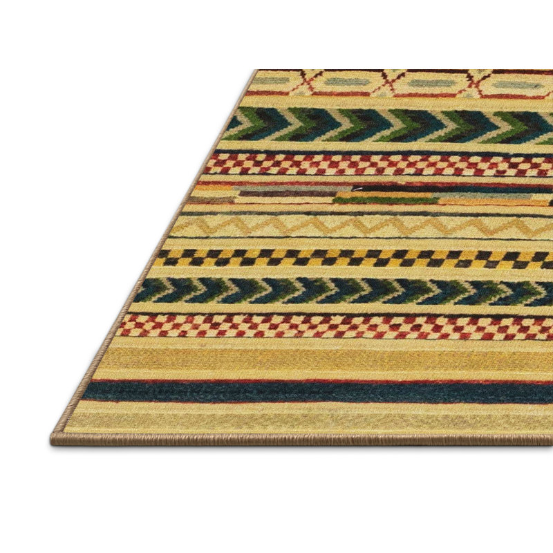 Abstract Indoor Rug, Rectangle 4' x 6'
