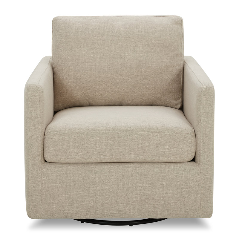 Fauteuil pivotant d'appoint, Mélange de polyester lin