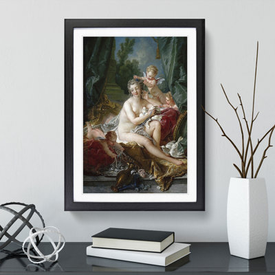 Seated with Cupids by Francois Boucher - Picture Frame Painting