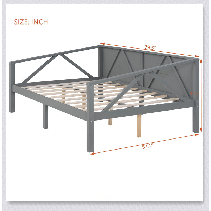 Daybed, Gray, Full/Double