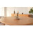CORIN 60" White Oak Round Dining Table – Sculptural Pedestal Table – Natural-1590536791