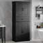 [Vidéo] Armoire de rangement pour salle de bain avec espace de rangement multifonctionnel, tiroir avec glissières, tablette réglable, noir