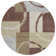 Aleh Area Rug with Non-Slip Backing