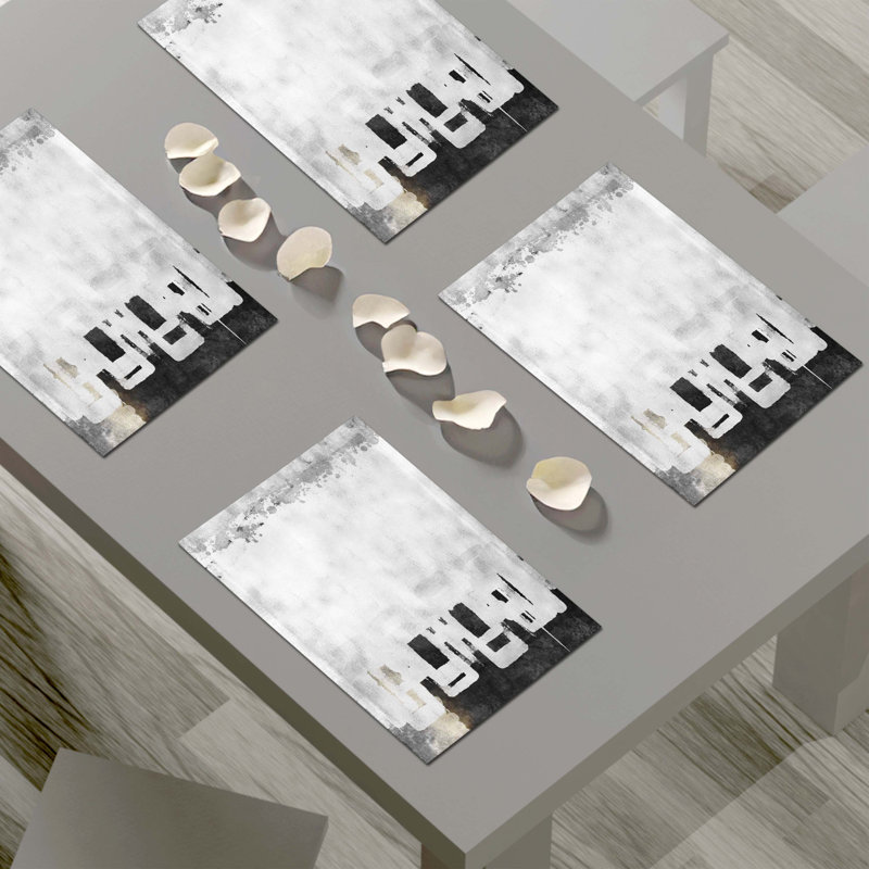 Napperon abstrait en polyester