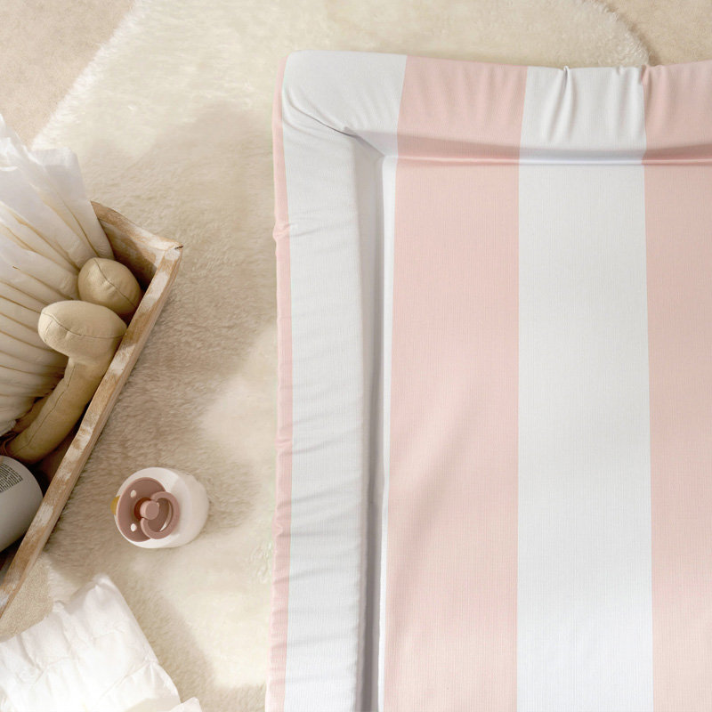 Baby Changing Mat - Hamptons, Pink