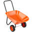 Chariot de brouette, 5 pieds cubes Pi. Capacité de charge et capacité de 397 lb, chariot de jardinage à 2 roues, chariot de jardin avec poignée et roues de 10 po de large, chariot utilitaire de chargement facile et wagons pour la cour extérieure