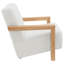 Chaise avec accoudoirs rembourrée Bryant Boucle-1390202151-1390202144