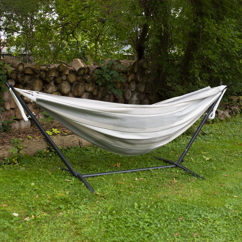 Tessa Double Hammock with Stand, Dove