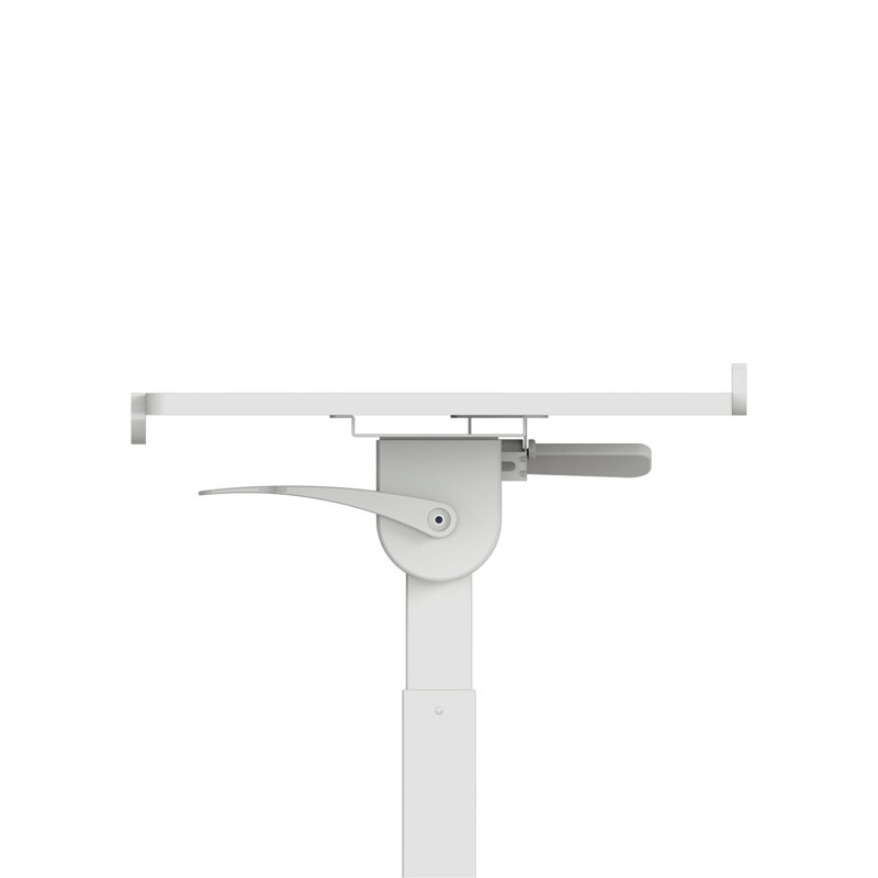  Chariot pour ordinateur portable réglable assis et debout, blanc