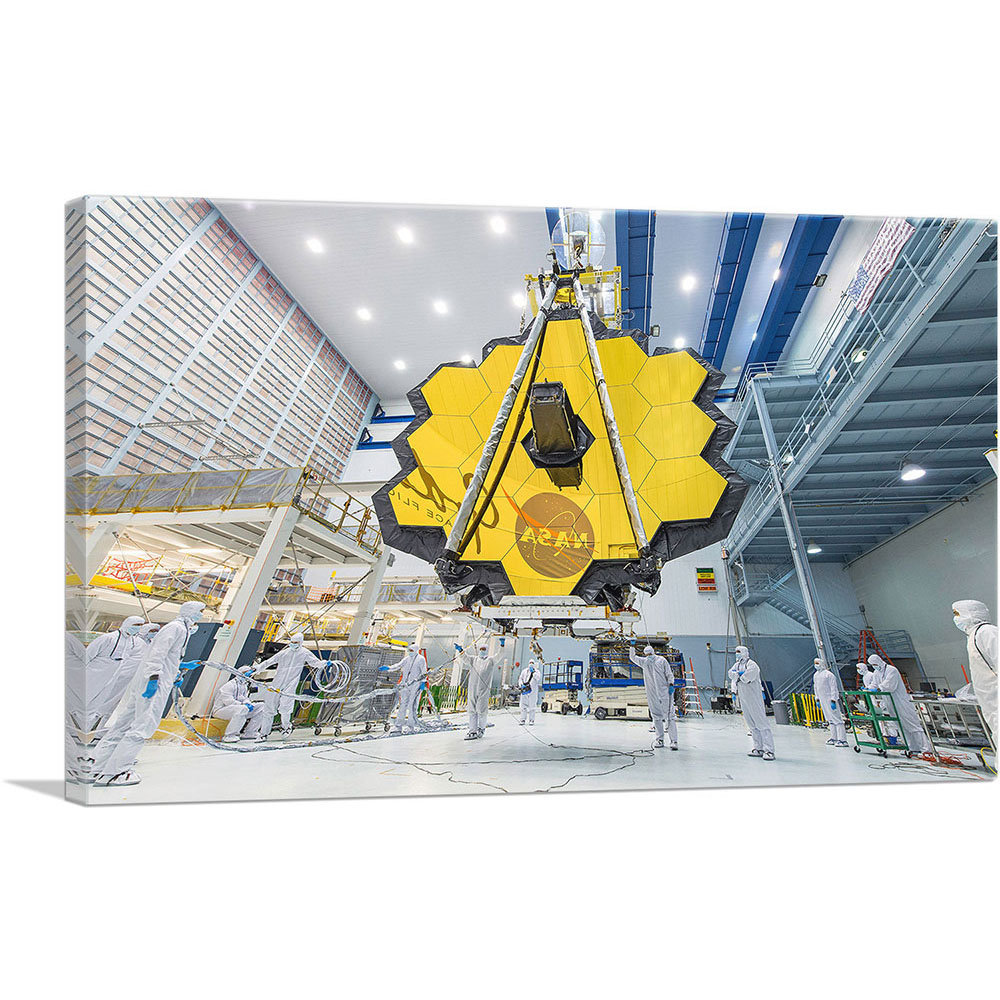 " NASA James Webb Telescope Engineering " ARTCANVAS 