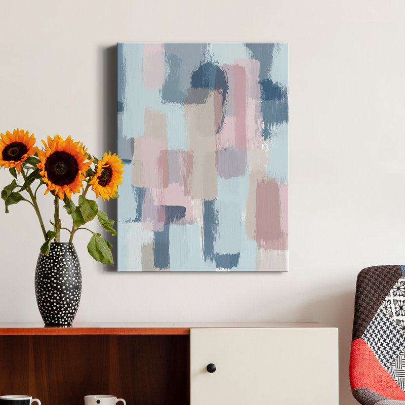 «Mix of Spring» par Natalie Carpentieri, reproduction d'art sur toile tendue, H 40 po x l 30 po x P 1 po