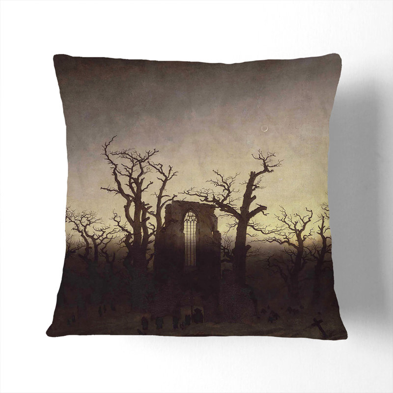 Square Cushion, 40cm H x 40cm W x 15cm D, White