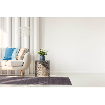 Handwoven Wool Gabbeh Uni Grey Rug