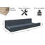 Ensemble de 3 tablettes murales flottantes en bois, SHG-547330376