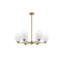 BALOR 6 - Light BRASS GOLD Pendant