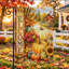 Drapeau de jardin « Bienvenue en automne », double face, 30 x 45 cm, citrouilles de ferme orange et marron-1330108887