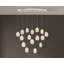 Lustre 16 lumières à DEL 44 po