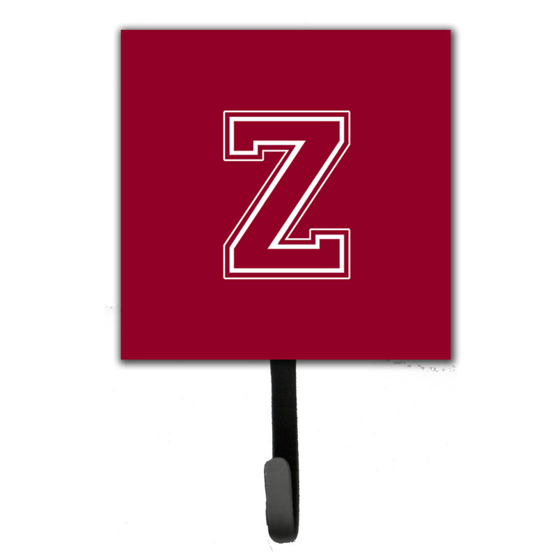 Porte-laisse de monogramme et crochet mural, Z