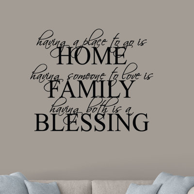 Henline Text & Numbers Non-Wall Damaging Wall Decal