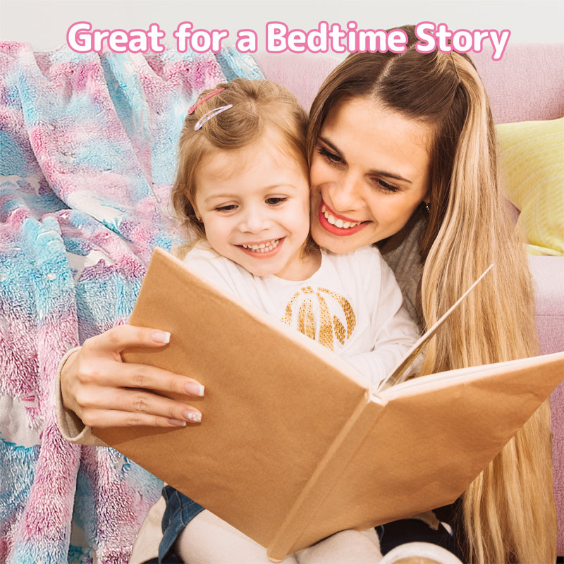 Glow in the Dark Unicorn Microfiber Kids Blanket