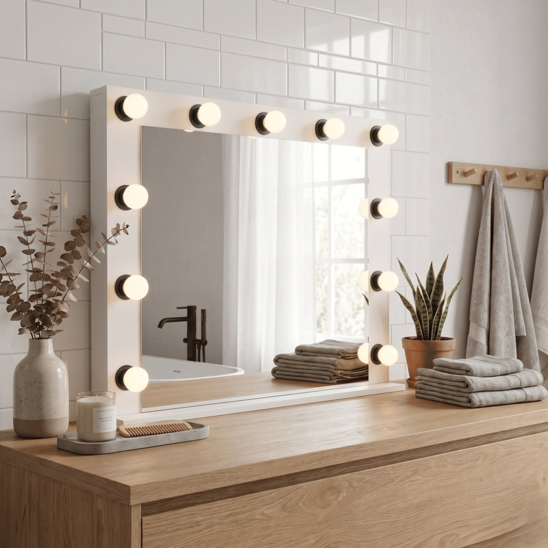  Boahaus Sivas Lighted Makeup Mirror